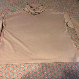 Ann Taylor Light Pink Turtleneck Sweater